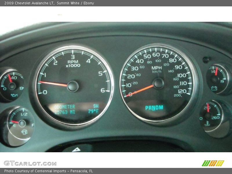 Summit White / Ebony 2009 Chevrolet Avalanche LT
