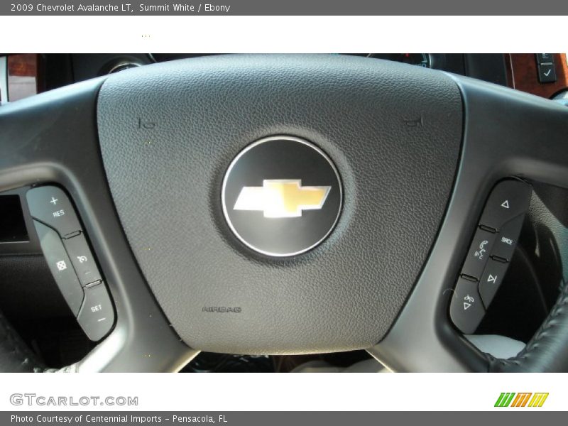 Summit White / Ebony 2009 Chevrolet Avalanche LT