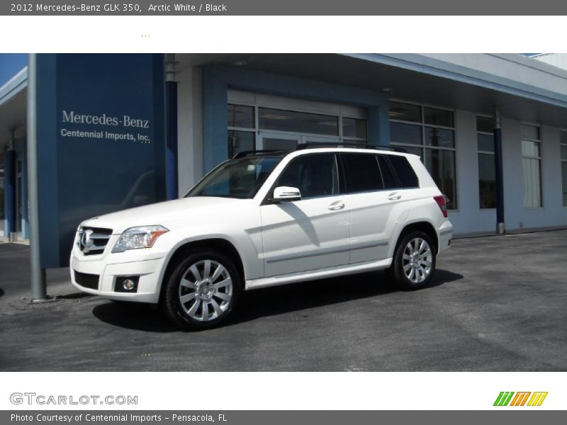 Arctic White / Black 2012 Mercedes-Benz GLK 350