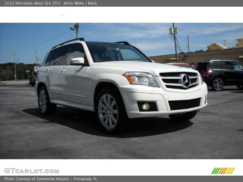 Arctic White / Black 2012 Mercedes-Benz GLK 350