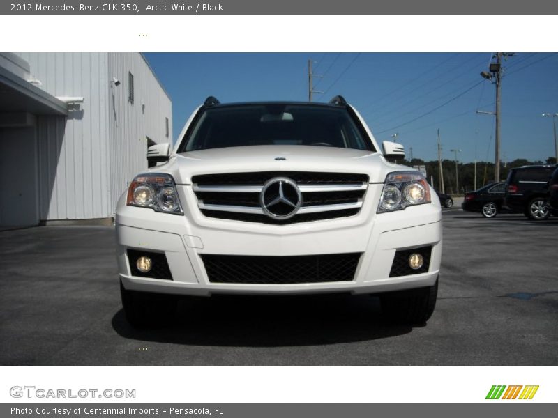 Arctic White / Black 2012 Mercedes-Benz GLK 350