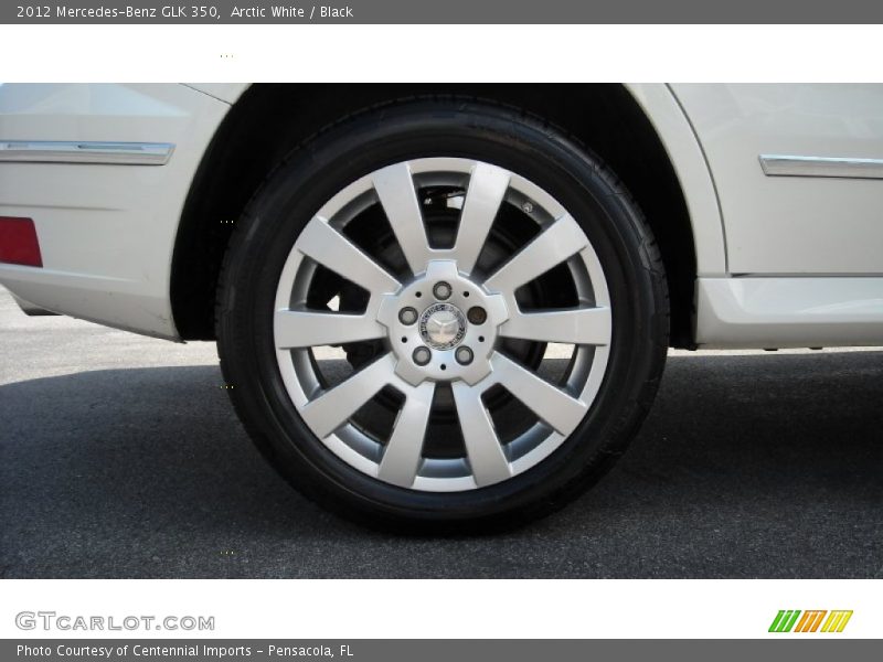 Arctic White / Black 2012 Mercedes-Benz GLK 350