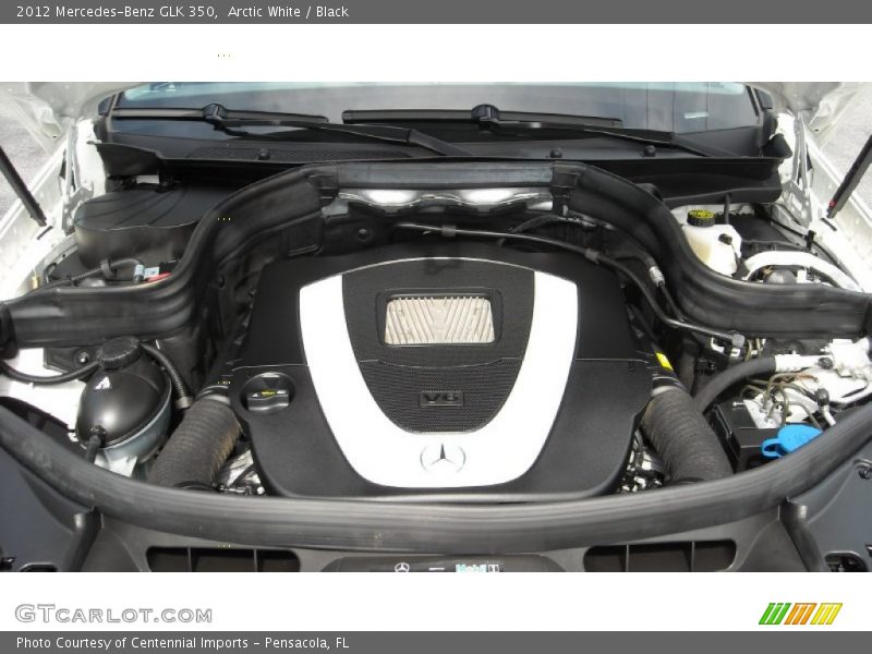 Arctic White / Black 2012 Mercedes-Benz GLK 350