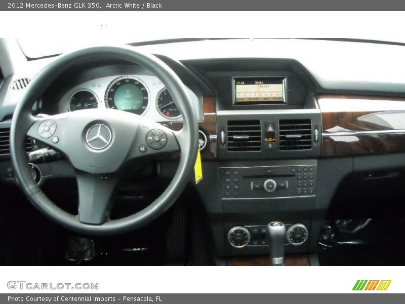 Arctic White / Black 2012 Mercedes-Benz GLK 350
