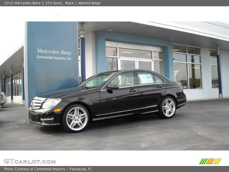 Black / Almond Beige 2013 Mercedes-Benz C 350 Sport