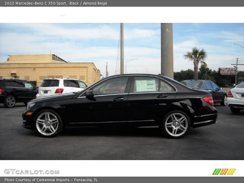 Black / Almond Beige 2013 Mercedes-Benz C 350 Sport