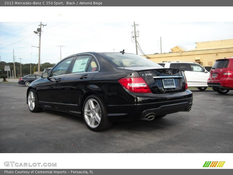 Black / Almond Beige 2013 Mercedes-Benz C 350 Sport