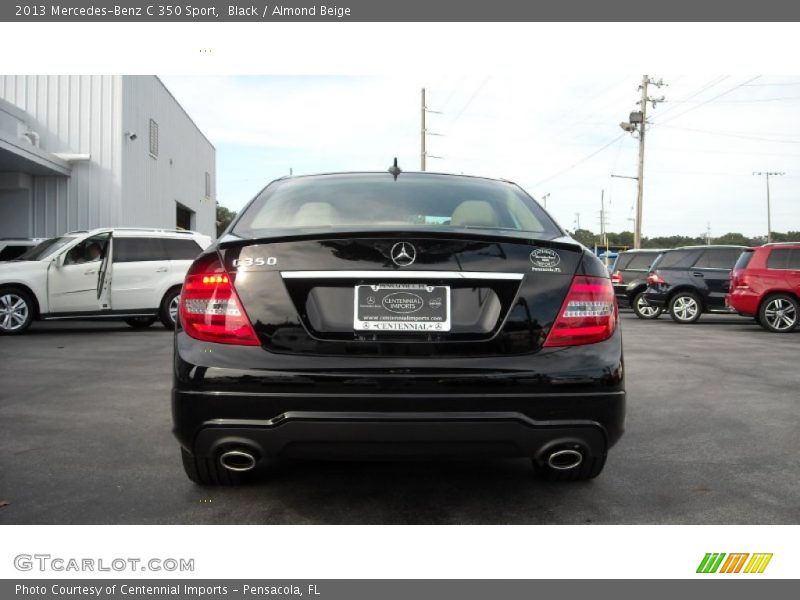 Black / Almond Beige 2013 Mercedes-Benz C 350 Sport