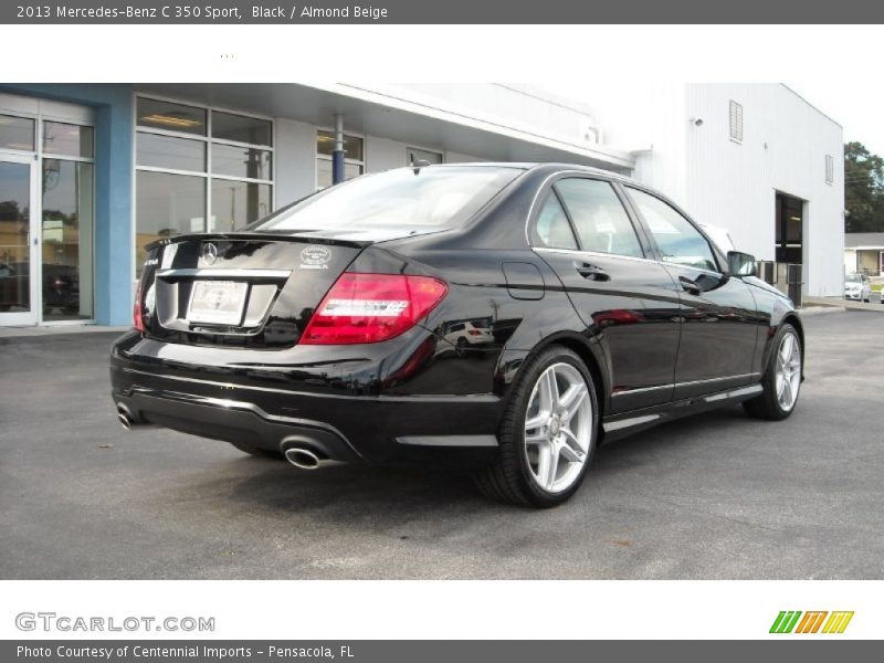 Black / Almond Beige 2013 Mercedes-Benz C 350 Sport