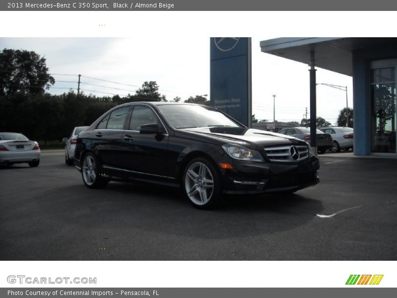 Black / Almond Beige 2013 Mercedes-Benz C 350 Sport