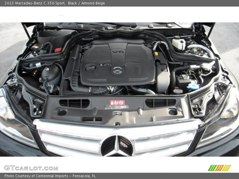 Black / Almond Beige 2013 Mercedes-Benz C 350 Sport