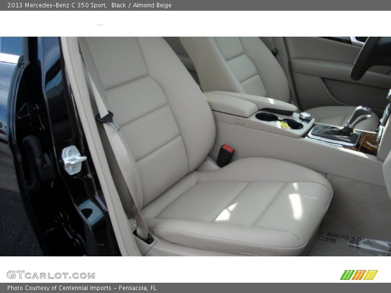 Black / Almond Beige 2013 Mercedes-Benz C 350 Sport