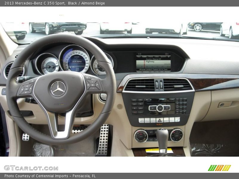 Black / Almond Beige 2013 Mercedes-Benz C 350 Sport