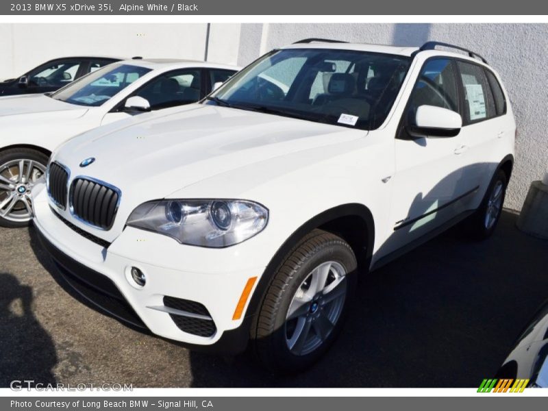 Alpine White / Black 2013 BMW X5 xDrive 35i