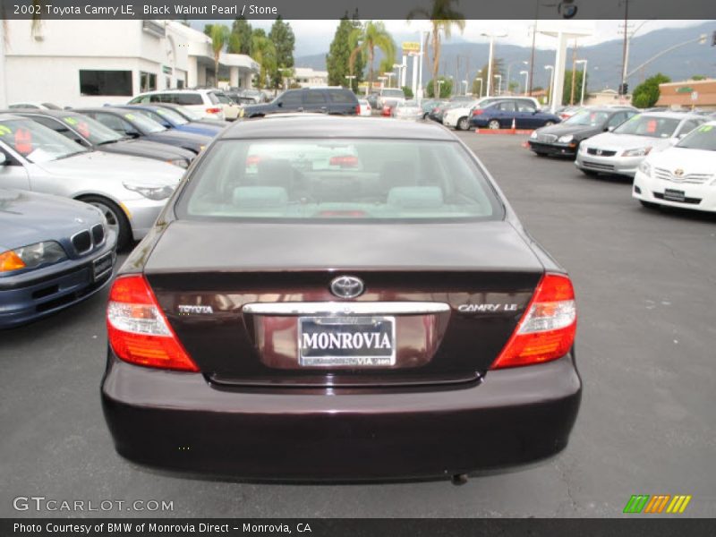 Black Walnut Pearl / Stone 2002 Toyota Camry LE