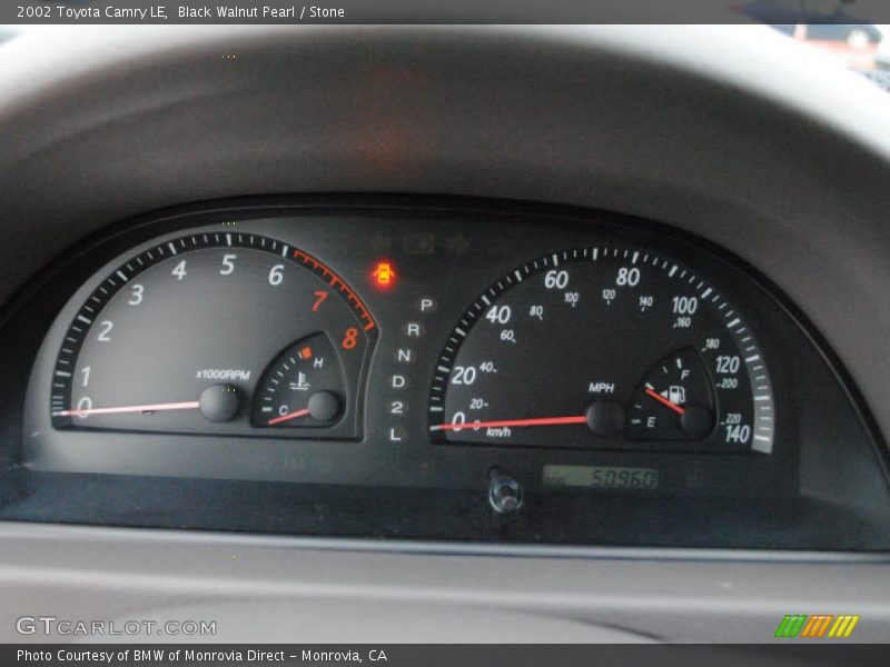 Black Walnut Pearl / Stone 2002 Toyota Camry LE