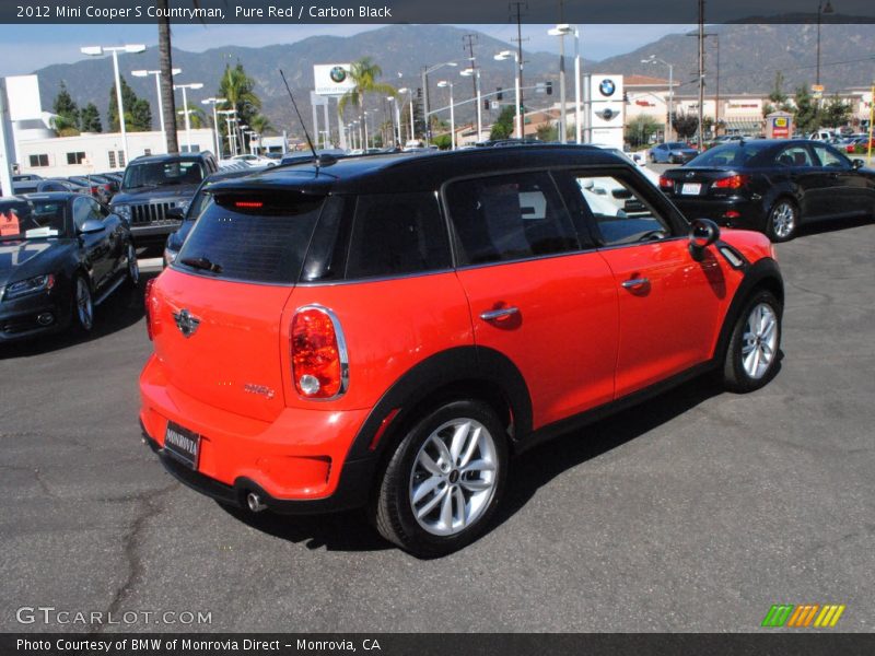 Pure Red / Carbon Black 2012 Mini Cooper S Countryman