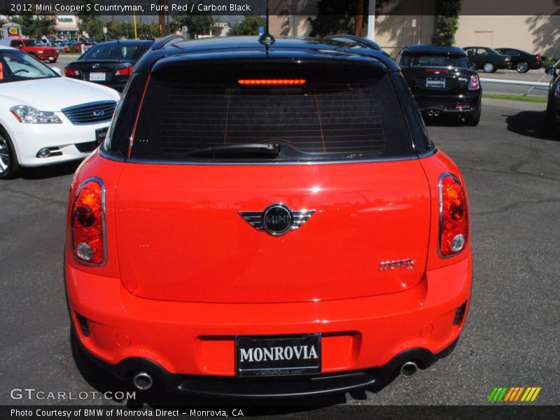Pure Red / Carbon Black 2012 Mini Cooper S Countryman