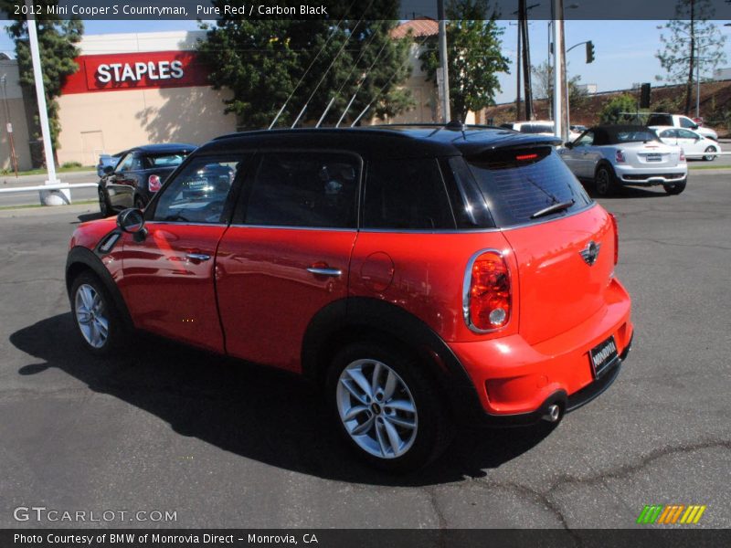 Pure Red / Carbon Black 2012 Mini Cooper S Countryman