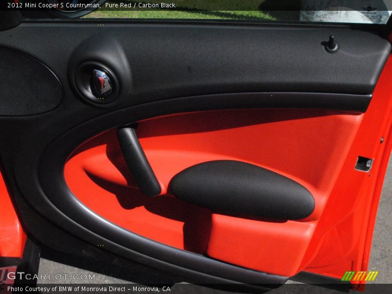 Pure Red / Carbon Black 2012 Mini Cooper S Countryman