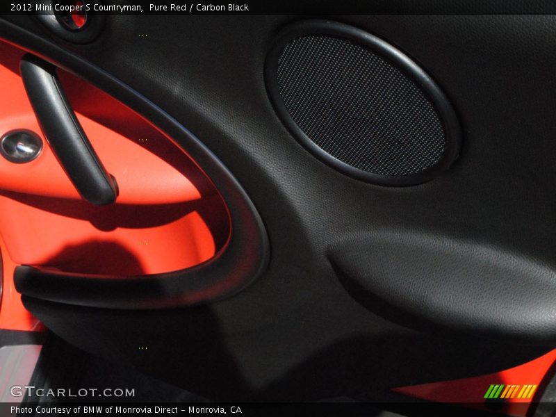 Pure Red / Carbon Black 2012 Mini Cooper S Countryman
