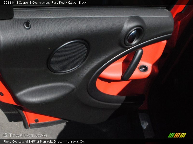 Pure Red / Carbon Black 2012 Mini Cooper S Countryman