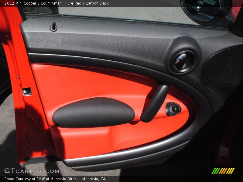 Pure Red / Carbon Black 2012 Mini Cooper S Countryman