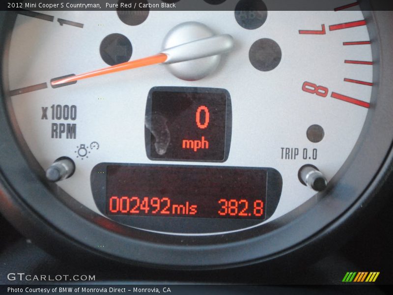Pure Red / Carbon Black 2012 Mini Cooper S Countryman