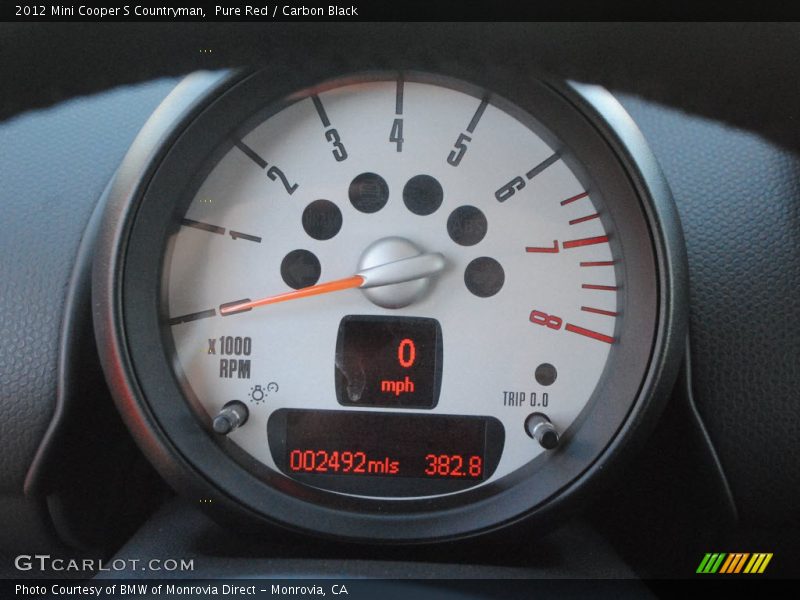 Pure Red / Carbon Black 2012 Mini Cooper S Countryman