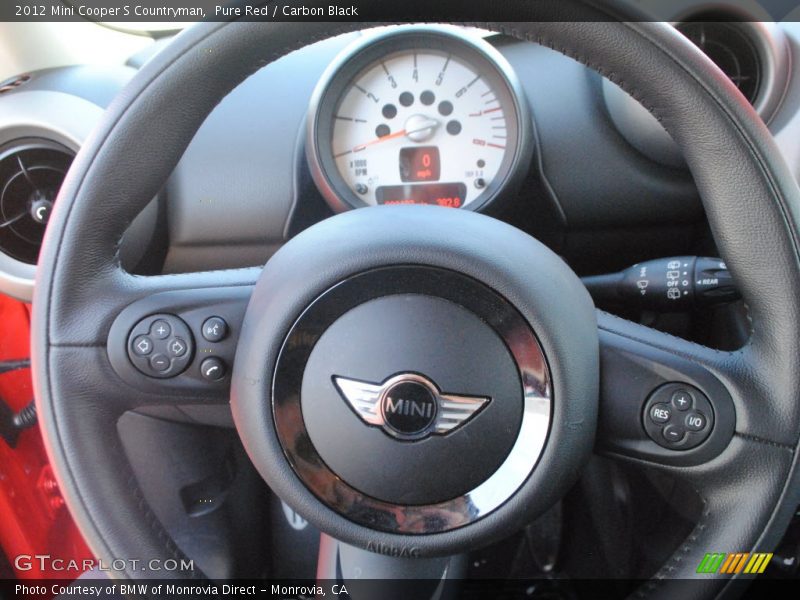 Pure Red / Carbon Black 2012 Mini Cooper S Countryman