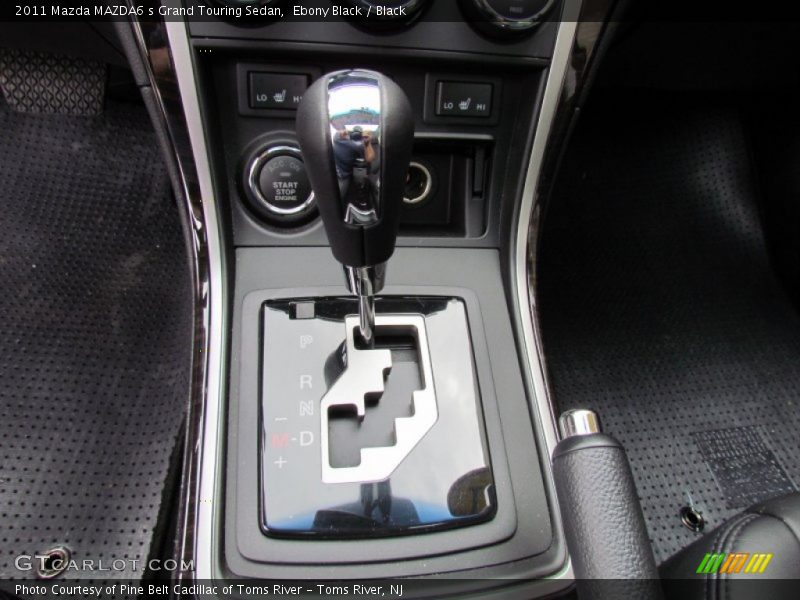  2011 MAZDA6 s Grand Touring Sedan 6 Speed Sport Automatic Shifter