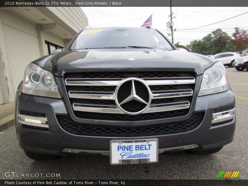 Steel Grey Metallic / Black 2010 Mercedes-Benz GL 550 4Matic