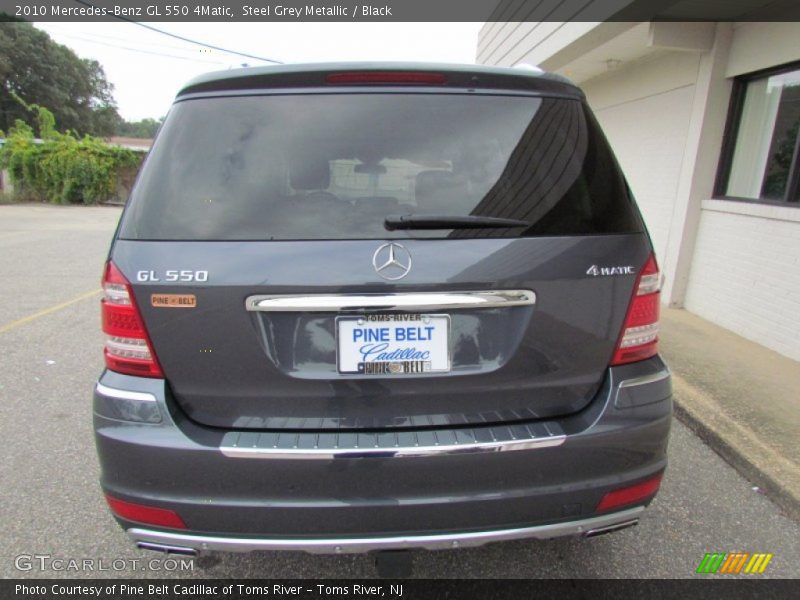 Steel Grey Metallic / Black 2010 Mercedes-Benz GL 550 4Matic
