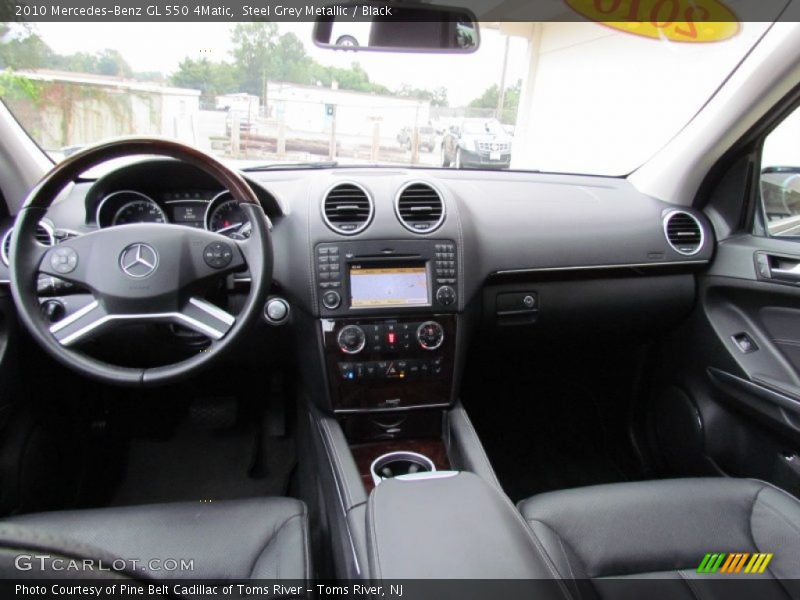 Steel Grey Metallic / Black 2010 Mercedes-Benz GL 550 4Matic