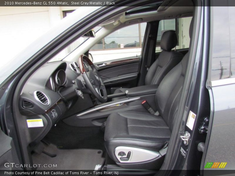 Steel Grey Metallic / Black 2010 Mercedes-Benz GL 550 4Matic