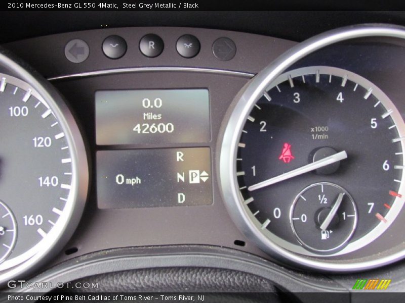 Steel Grey Metallic / Black 2010 Mercedes-Benz GL 550 4Matic