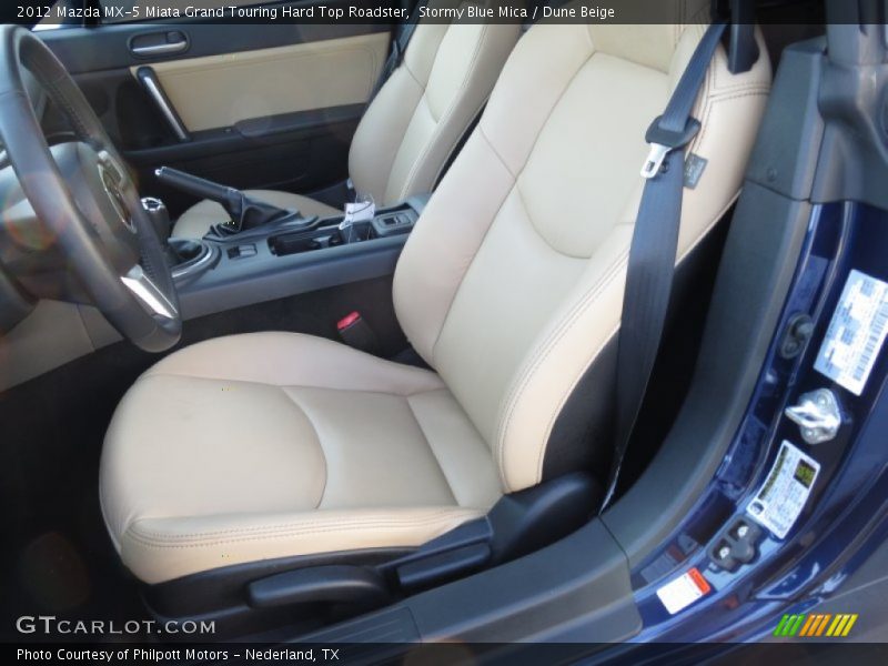  2012 MX-5 Miata Grand Touring Hard Top Roadster Dune Beige Interior