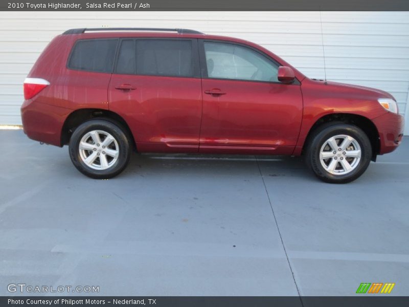Salsa Red Pearl / Ash 2010 Toyota Highlander