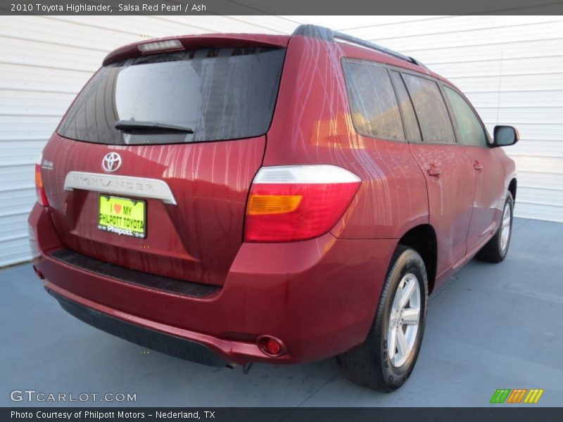 Salsa Red Pearl / Ash 2010 Toyota Highlander