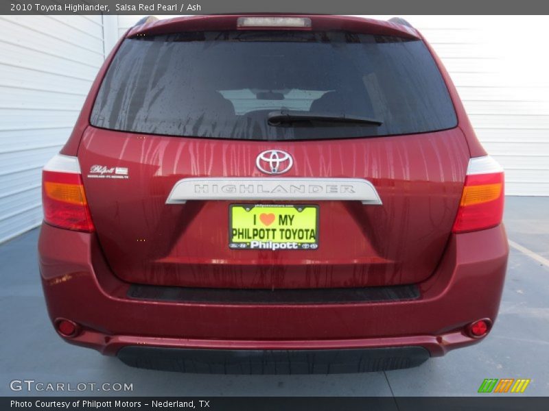 Salsa Red Pearl / Ash 2010 Toyota Highlander