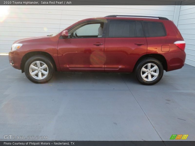 Salsa Red Pearl / Ash 2010 Toyota Highlander