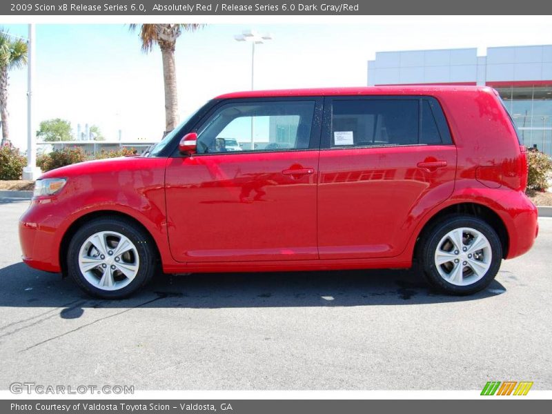 Absolutely Red / Release Series 6.0 Dark Gray/Red 2009 Scion xB Release Series 6.0