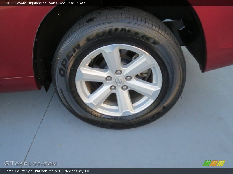 Salsa Red Pearl / Ash 2010 Toyota Highlander