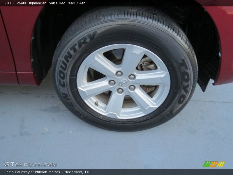 Salsa Red Pearl / Ash 2010 Toyota Highlander