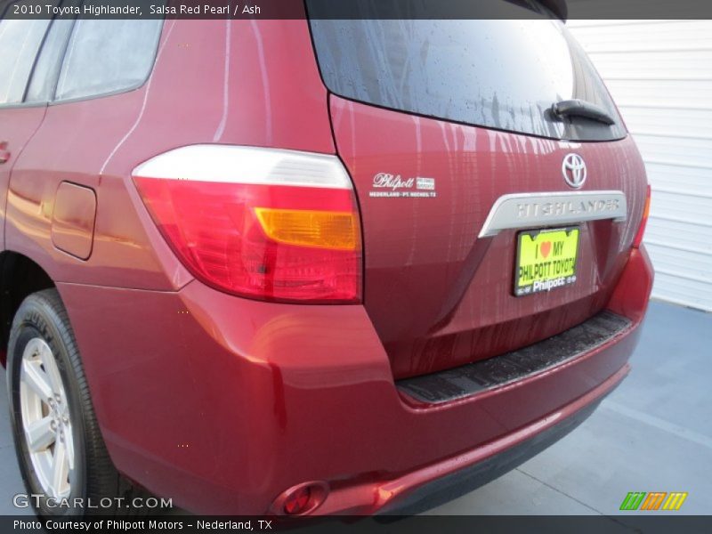 Salsa Red Pearl / Ash 2010 Toyota Highlander