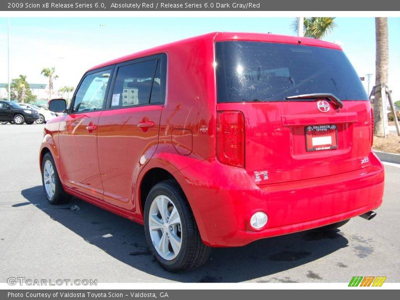 Absolutely Red / Release Series 6.0 Dark Gray/Red 2009 Scion xB Release Series 6.0