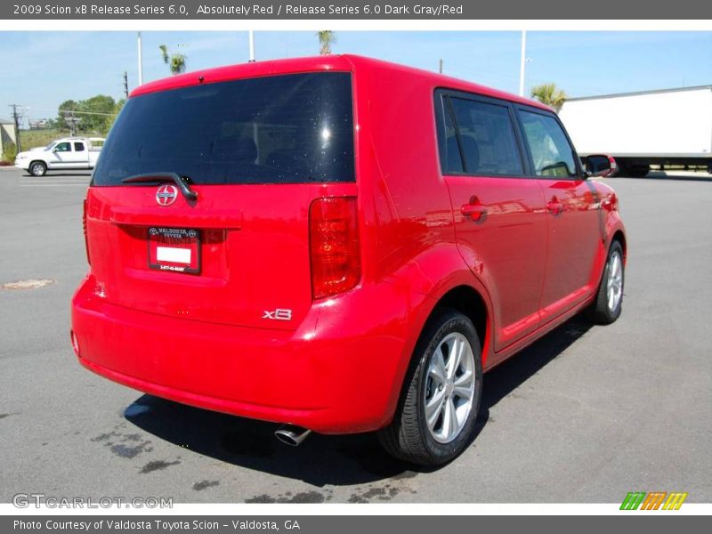Absolutely Red / Release Series 6.0 Dark Gray/Red 2009 Scion xB Release Series 6.0