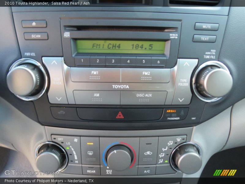 Salsa Red Pearl / Ash 2010 Toyota Highlander