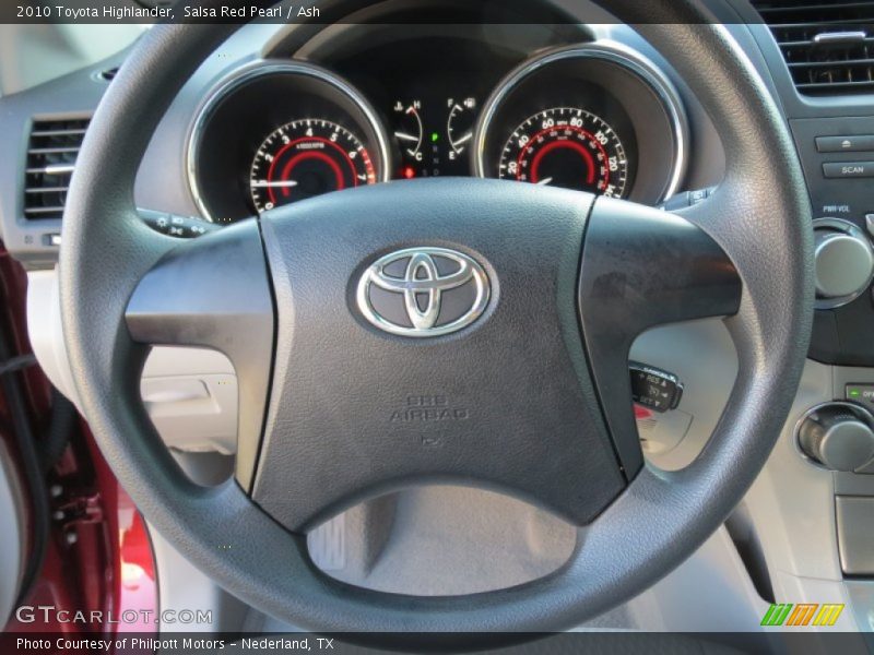 Salsa Red Pearl / Ash 2010 Toyota Highlander