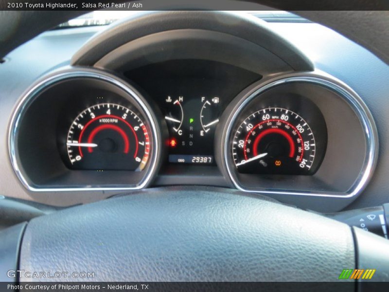 Salsa Red Pearl / Ash 2010 Toyota Highlander